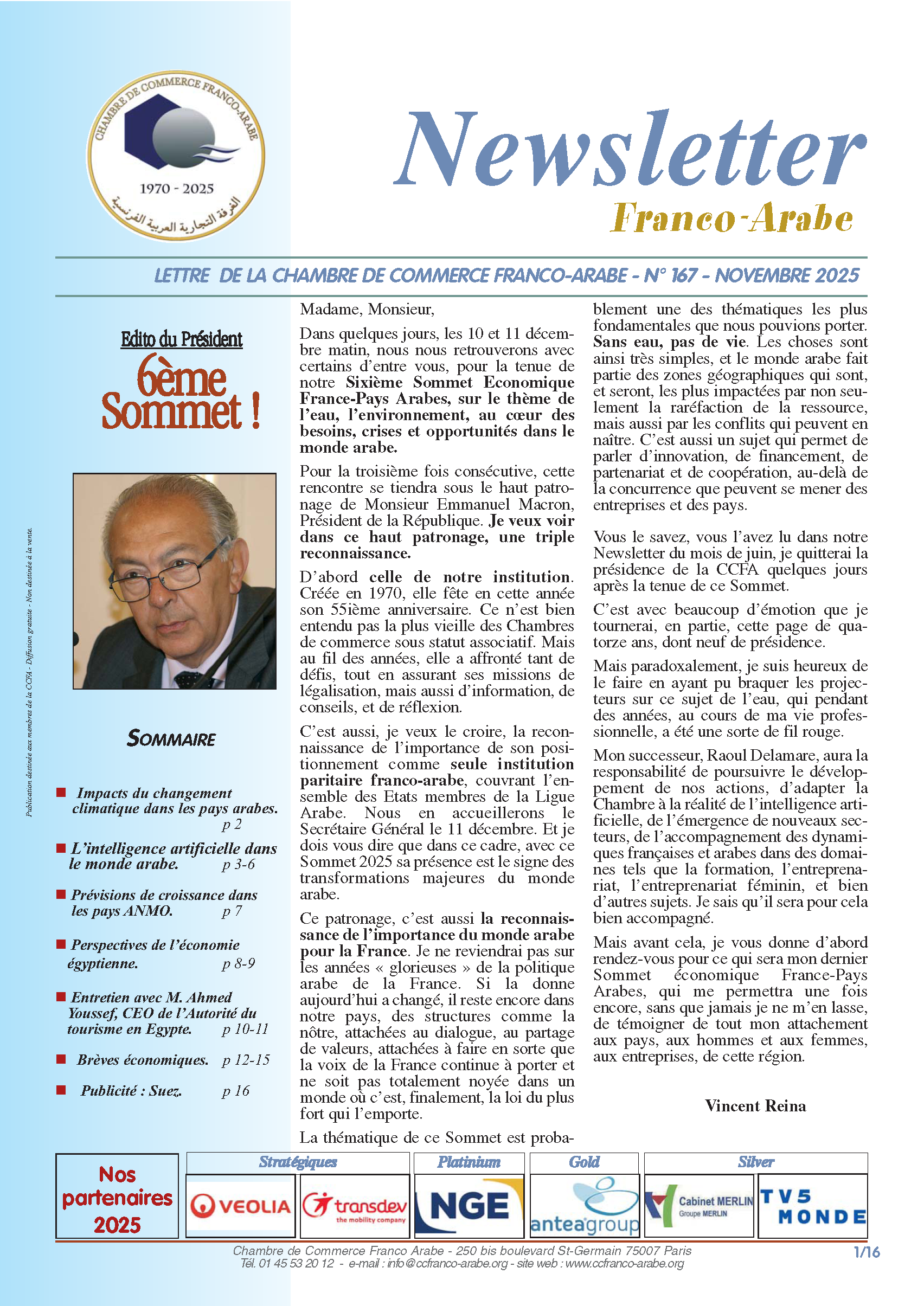Télécharger la Newsletter